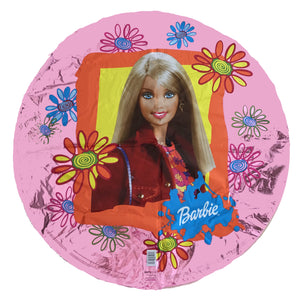 Picture Perfect Modern Barbie 30" Jumbo Birthday Party Balloon Pink Floral Photo Frame