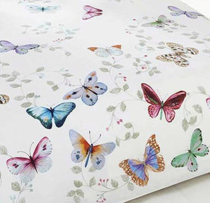 Butterfly Flurry Girl Bedding Duvet Comforter Cover Set Twin Full or Queen Elegant Modern