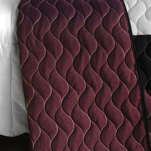Hot Pink White Brown & Black Patchwork Geometric Teen Bedding Full/Queen Quilt Set
