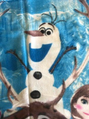 Disney Frozen Lightweight Plush Blanket Children Kids Girl Throw 47" x 61"