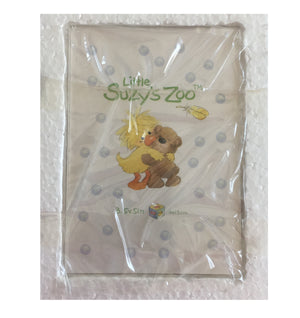 Little Suzy's Zoo Patches Giraffe & Witzy Duck Keepsake Baby Photo Frame for 3.5" x 5" Photo