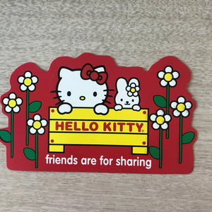 Vintage 2000 Die Cut Hello Kitty Valentines Valentine Card Set of 2