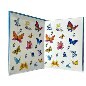 Suzy's Zoo Butterflies Blue Hardcover Pocket Mini Address Book 3" x 4" Suzy Spafford