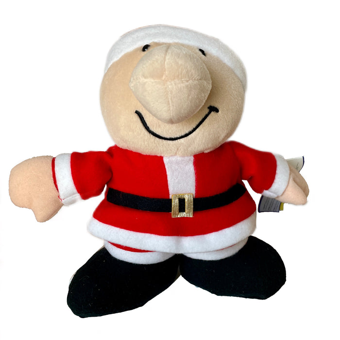 Large 10" Christmas Ziggy Santa Plush Doll Stuffed Toy by Kellytoy 2003 Vintage Collectible