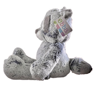 Ebba Cuddlers Cute Modern Grey Rocko Raccoon Plush Toy Stuffed Animal 14” Soft Baby Kids Child by Aurora World
