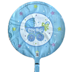 Blue Baby Boy Stroller 18" Baby Shower Party Balloon New Baby's Arrival