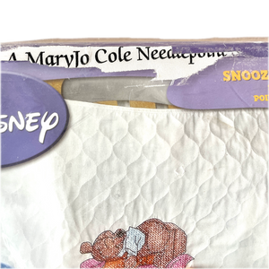 New Vintage Walt Disney Winnie The Pooh Bear Snoozy Day Counted Cross Stitch Quilt Kit or PDF Pattern Chart Instructions for Baby Nursery Crib Keepsake Gift Blanket 34" x 43"