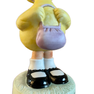 Vintage Suzy’s Zoo Suzy Ducken Hello Sunshine 4" Porcelain Statue Ceramic Figurine Suzy Spafford Collectible New