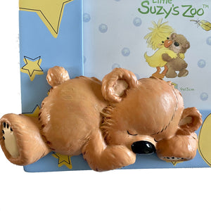 Little Suzy's Zoo Boof  Brown Bear Keepsake Baby Photo Frame for 3.5" x 5" Picture