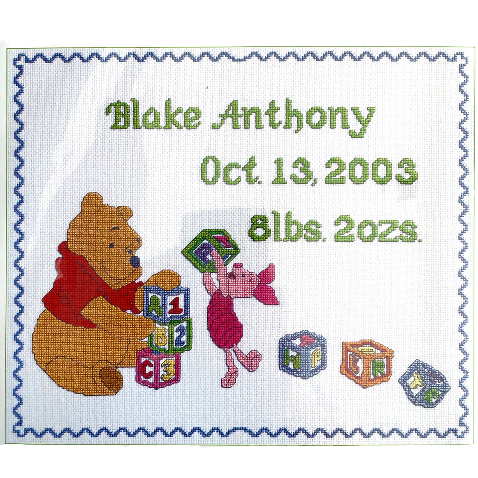 Disney: P is for Pooh, cross stitch kit (Janlynn)<br><font color=red>25%  off</