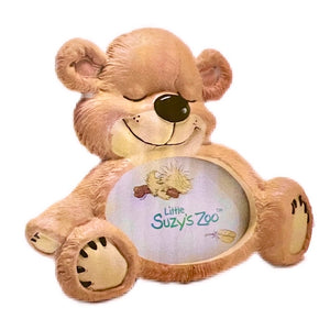 Little Suzy's Zoo Boof Brown Baby Bear Keepsake Photo Frame for 2.5" x 3.5" Photo