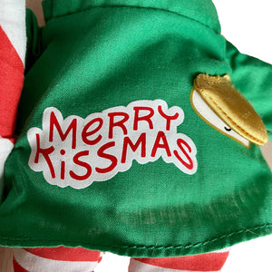Christmas Ziggy Doll MERRY KISSMAS Plush Message Messenger Stuffed Toy Santa's Elf by Russ Vintage Rare 7" 2005 Collectible