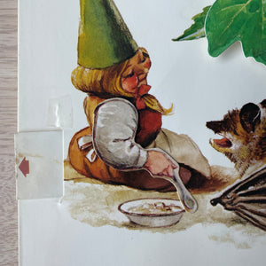 The Pop-Up Book of Gnomes with Animals Book Rien Poortvliet & Wil Huygen First Edition 1983 Classic Forest Gnomes