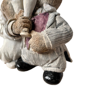 Vintage Suzy’s Zoo Bunny Bride & Groom Collectible Figurine Statue by Suzy Spafford United Design Corp Rare