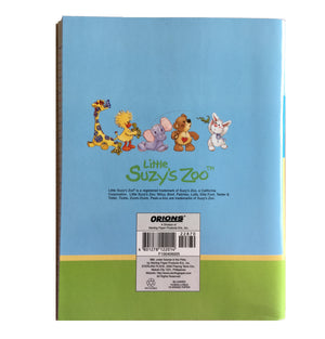 Little Suzy's Zoo Blue Green School Composition Notebook - Lulla Bunny Witzy Duck Boof Bear Patches Giraffe 6" x 7 3/4"