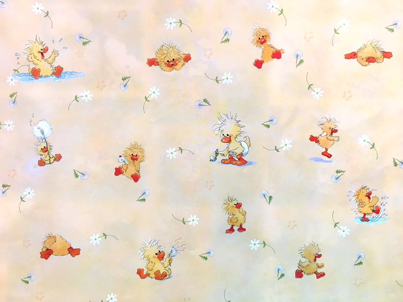 Little Suzy's Zoo Party Gift Wrap Wrapping or Scrapbook Paper