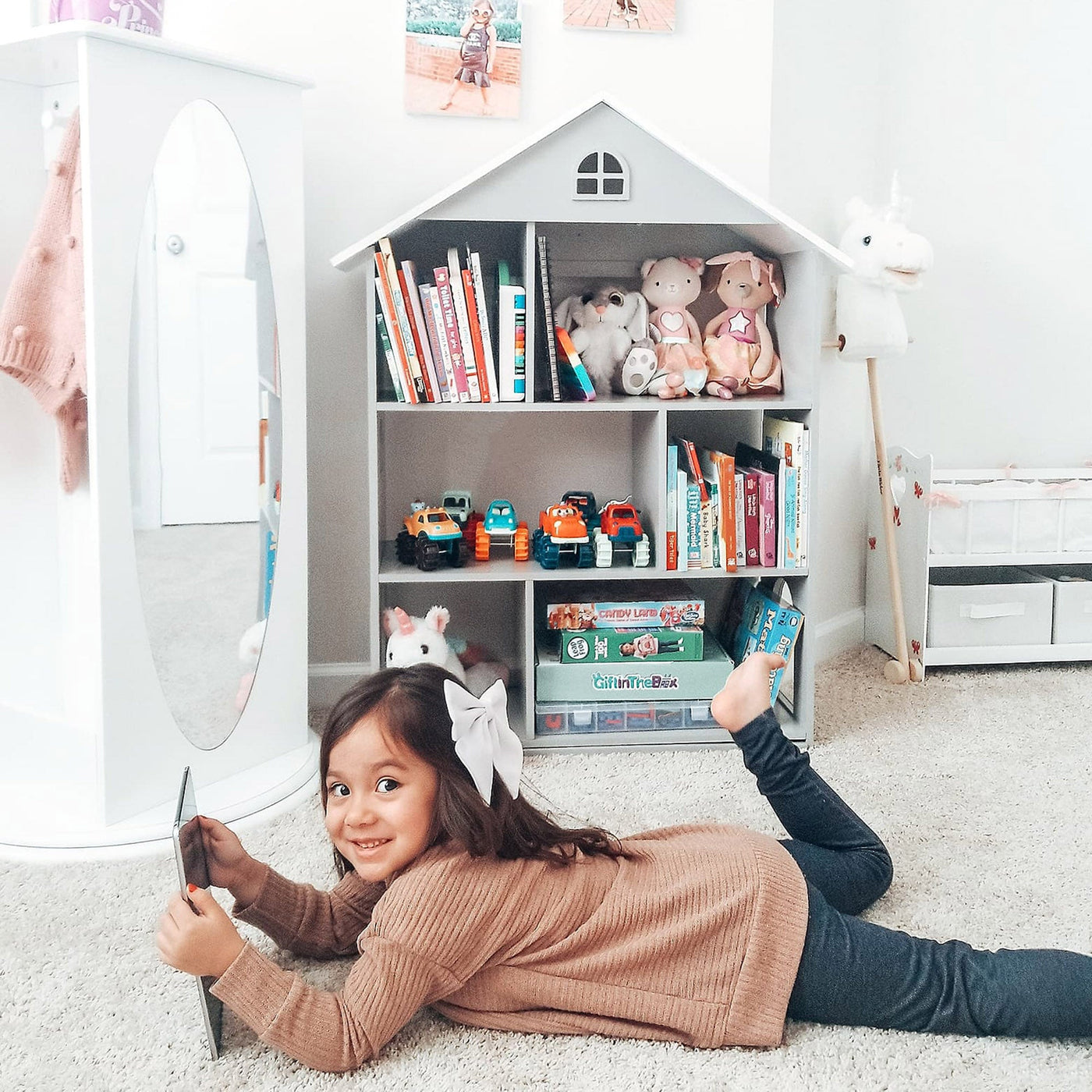 Hello Kitty Wall Shelf Kitty Shaped Decor Shelf For Kids Room