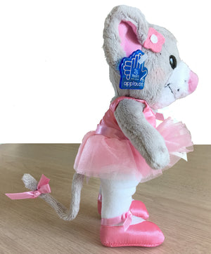 Suzy's Zoo Tilly Ballerina Mouse Collectible Poseable Plush Toy 9" by Applause New 2004 25th Anniversary Rare