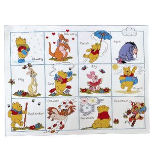 Winnie The Pooh Cross Stitch Pattern Calendar 1133-62