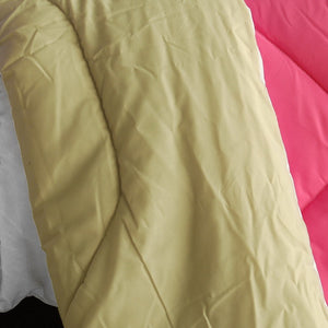 Hot Pink Blue & Black Geometric Blocks Teen Girl Bedding Twin Full/Queen Modern Comforter Set