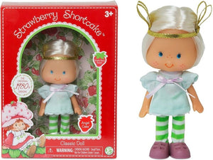 Muñeca de ángel de 5,5" con diseño clásico retro de Strawberry Shortcake, de Bridge Direct 2018, con el diseño original de los años 80