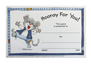 Suzy's Zoo Teacher Recognition Award Certificate - Happy Birthday, Cheers, Hooray, Congratulations, You Did It
