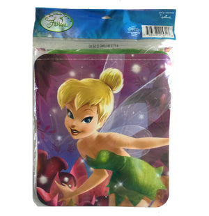 Tinkerbell Plastic Happy Birthday Party Banner 8 FT 5 IN - Purple & Green