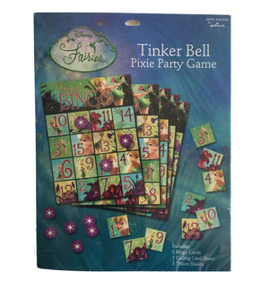 Disney Tinkerbell Pixie Fairies Party Bingo Game Party Supply Favor