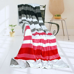 Pink Red Patchwork Blanket Style M - 021