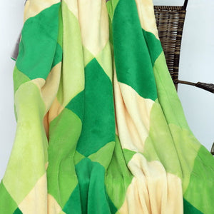 Green Patchwork Blanket Style F - 029