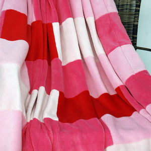 Pink Red Patchwork Blanket Style I - 048