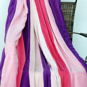 Pink Red Patchwork Blanket Style L - 066