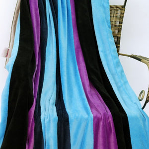 Blue Patchwork Blanket Style K - 069