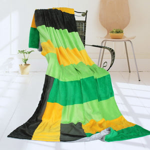 Green Patchwork Blanket Style E - 076