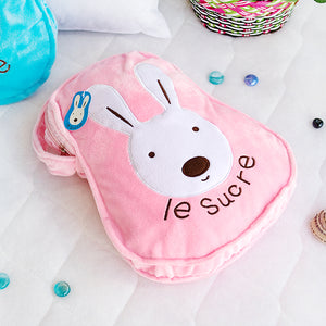Pink Bunny Bag with Blanket