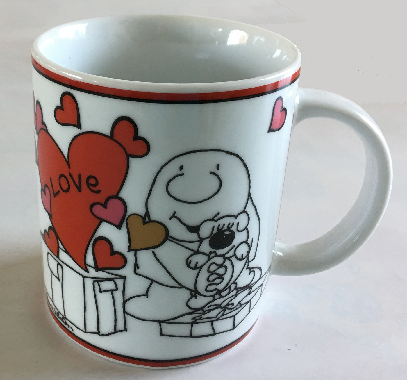 Love Bug Ceramic Hearts Kid Mug